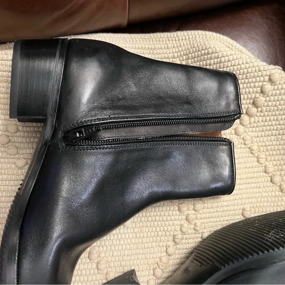 Women's black Ankle Boots - Picture 5 of 7